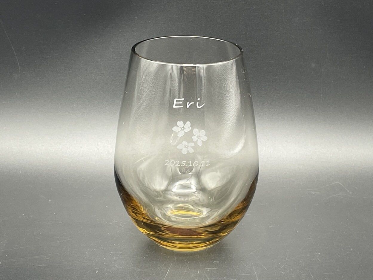 サンドブラストオリジナルグラス