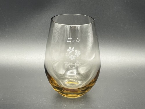 サンドブラストオリジナルグラス