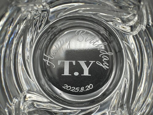 サンドブラストオリジナルグラス